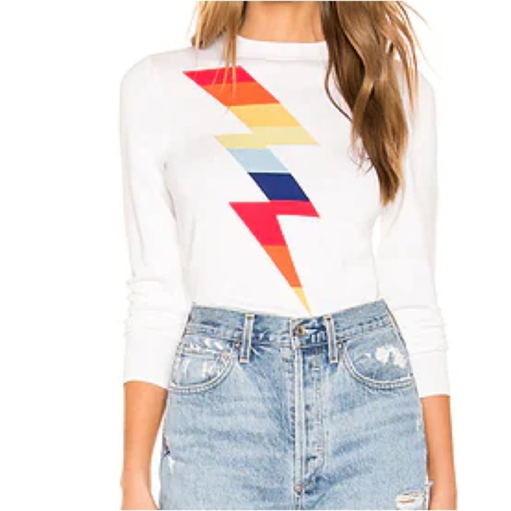 NWT 525 America Lighting Bolt Sweater